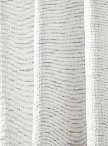 Satiny jacquard shower curtain